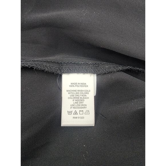 1. State Winter Muse Black Ruffle Sparkle Hi-Lo Dress NWT Women’s XS - Picture 8 of 12